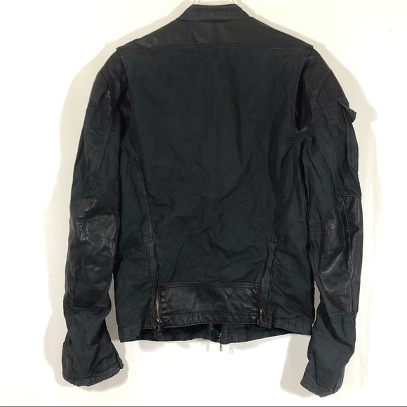Parasuco Leather Moto Jacket Sz Large - Picture 2 of 8